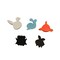 Buttons Galore Flatback Embellishments for Crafts - Bug Eyes - 15 Embellishments